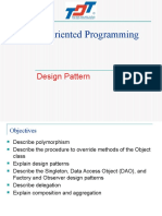 Object-Oriented Programming Design Patterns and Polymorphism