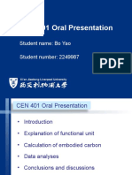 CEN 401 - Presentation - Bo Yao - 2249987