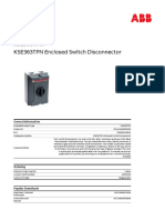 KSE363TPN Enclosed Switch Disconnector Product Details