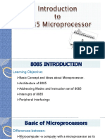 Introduction To 8085 Microprocessor