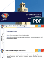 Expenditure Evaluation: Principles Cost-Benefit Analysis: BITS Pilani