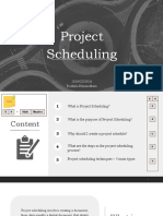 Project Scheduling