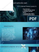 INTERNET PROTOCOL VERSION 4 (IPV4) Presentation