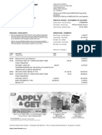 SUNGAI SIPUT BRANCH ACCOUNT STATEMENT