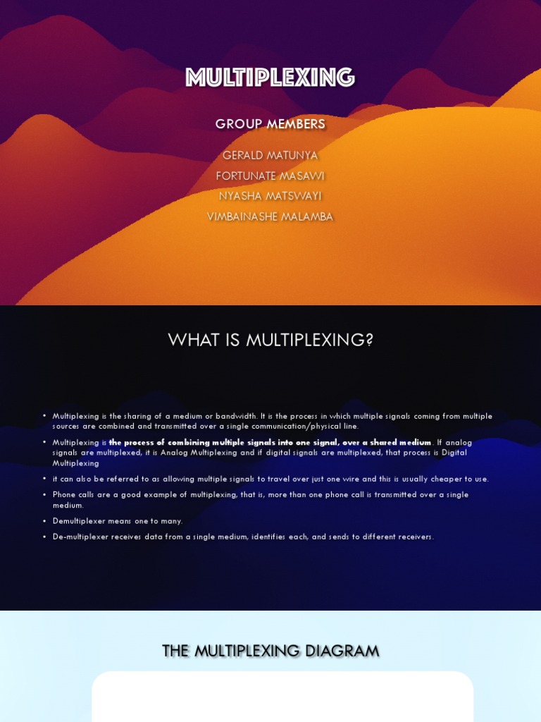 Understanding Multiplexing Techniques | PDF | Multiplexing | Wavelength ...