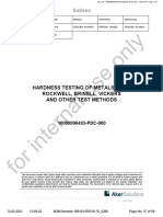 Hardness Testing of Metals, Ps-113 Rockwell, Brinell, Vickers and Other Test Methods