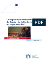 La République Démocratique Du Congo: de La Fin de Règne Au Règne Sans Fin ?