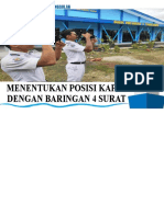 Menentukan Posisi Kapal Dengan Baringan 4 Surat