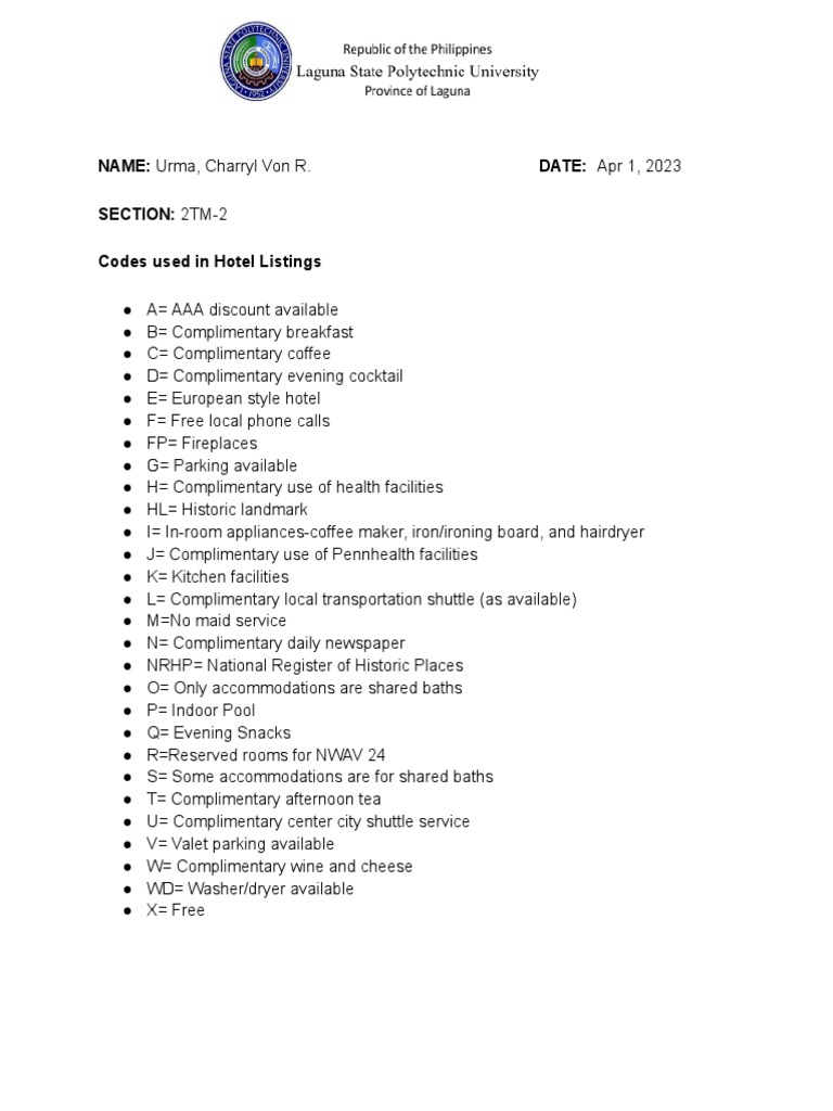 Tmpe pdf hotel living arrangements