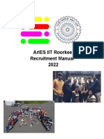 Aries Iit Roorkee Recruitment Manual 2022