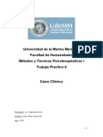 Universidad de La Marina Mercante Facultad de Humanidades Métodos y Técnicas Psicoterapéuticas I Trabajo Practico II