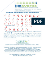 Braille Alphabet and Numbers: Toll Free 1-800-258-7544 - Facsimile 813-689-8628