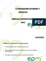 Diplomado Adquisición de Bienes Y Servicios Módulo Contratación 2012