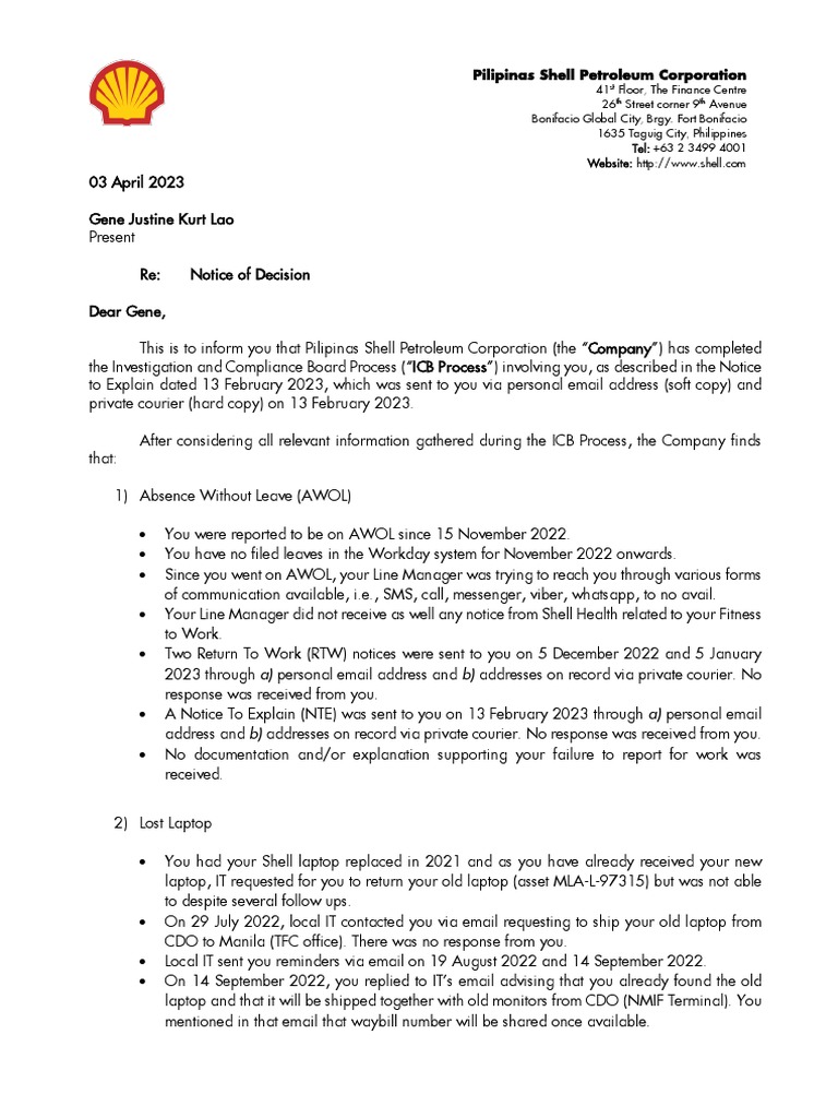 Pilipinas Shell Petroleum Corporation | PDF | Intellectual Property