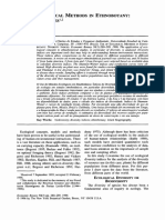 Use of Ecological Methods Diversity Indices 1,2 in Ethnobotany