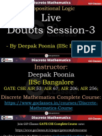 Live DoubtsPractice Session 3 - Standard Questions Practice Annotated Notes