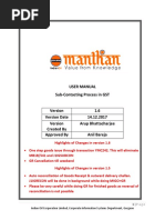 GST - MM Sub Contracting Manual Version 1.6