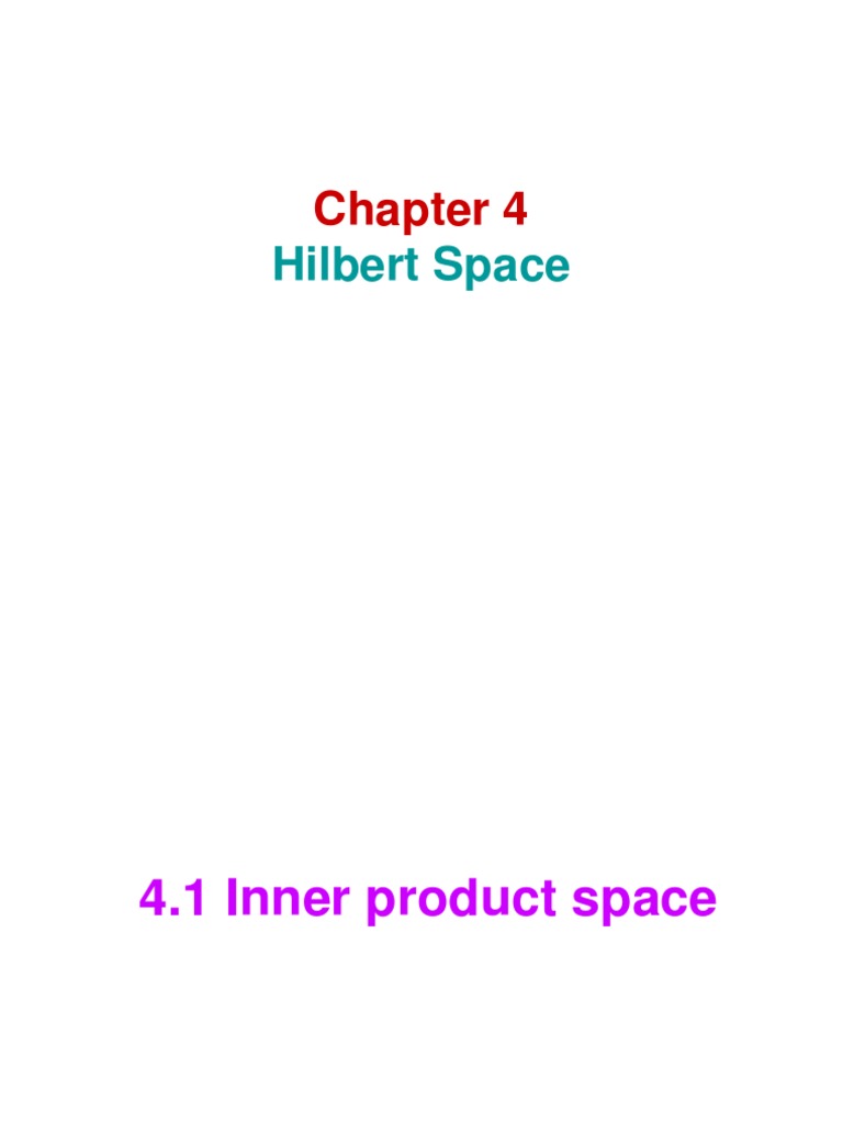 The Geometry of Hilbert Spaces Properties of Projections onto Convex Subsets PDF Lebesgue