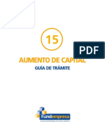 Aumento de Capital: Guía de Trámite