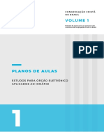 Capa para Os Planos de Aulas - Volume 1