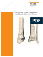 Placas Tibiales Distales Anterolaterales y Mediales de 3,5 MM Con Bloqueo