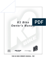 K2 Bike S User's Manual _ Manualzz