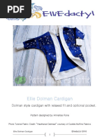 Ellie Dolman Cardigan Tutorial