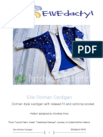 Ellie Dolman Cardigan Sewing Tutorial