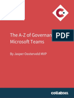 The A-Z of Governance For Microsoft Teams: by Jasper Oosterveld MVP
