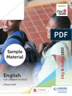 Sample Material: English English