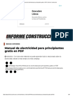 Manual de Electricidad para Principiantes Gratis en PDF - Informe Construccion