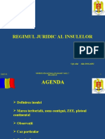 Regimul Juridic Al Insulelor: CPT - Cdor Alin DOGARU