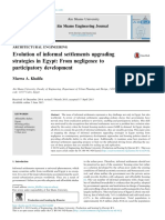 Evolution of informal settlements upgrading strategies in Egypt