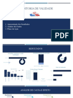 Auditoria de Validade: 1. Apresentação Dos Resultados 2. Análise Dos Dados 3. Plano de Ação