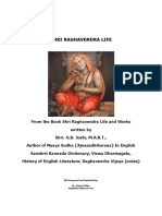 Shri Raghavendra Swamy Life and Works Written by Shri. G.B. Joshi