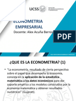 Econometria Empresarial 1 UCSS