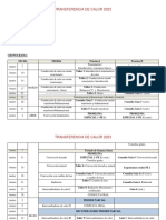 Transferencia de Calor 2023: - 13 A 15 HS: Teoría - 15 A 16:30 HS: Práctica I - 16:30 A 18 HS: Práctica II