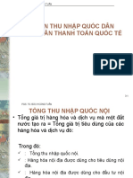 Kế Toán Thu Nhập Quốc Dân Và Cán Cân Thanh Toán Quốc Tế