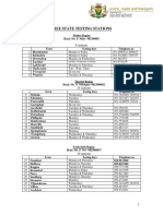 FS Testing Stations Information