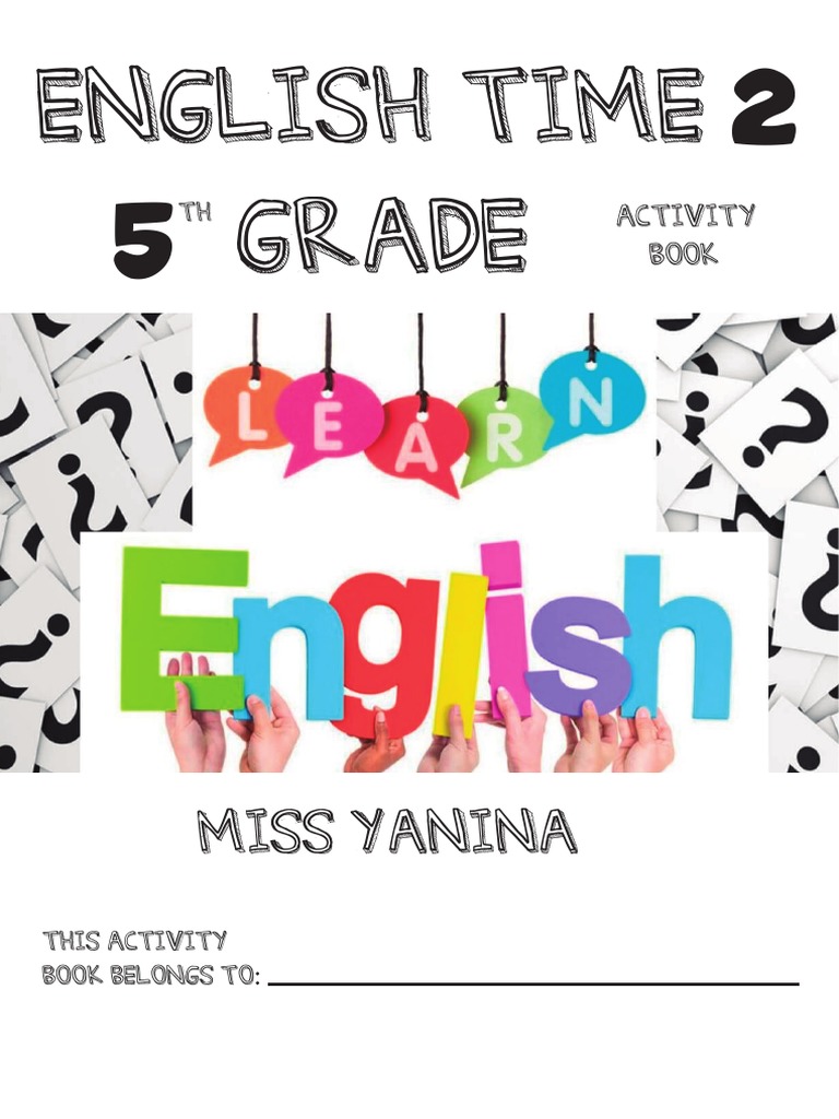 Grade 5 English Activity Book | PDF | Drink | Color