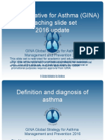 Global Initiative For Asthma (GINA) Teaching Slide Set 2016 Update