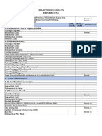 Ceklist Kelengkapan Laporan P3A: Format 1 / Format 2