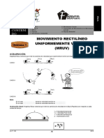 Movimiento Rectilíneo Uniformemente Variado (MRUV) : Conteni DO