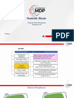 Statistik Bisnis: Program Studi Manajemen Pertemuan #3