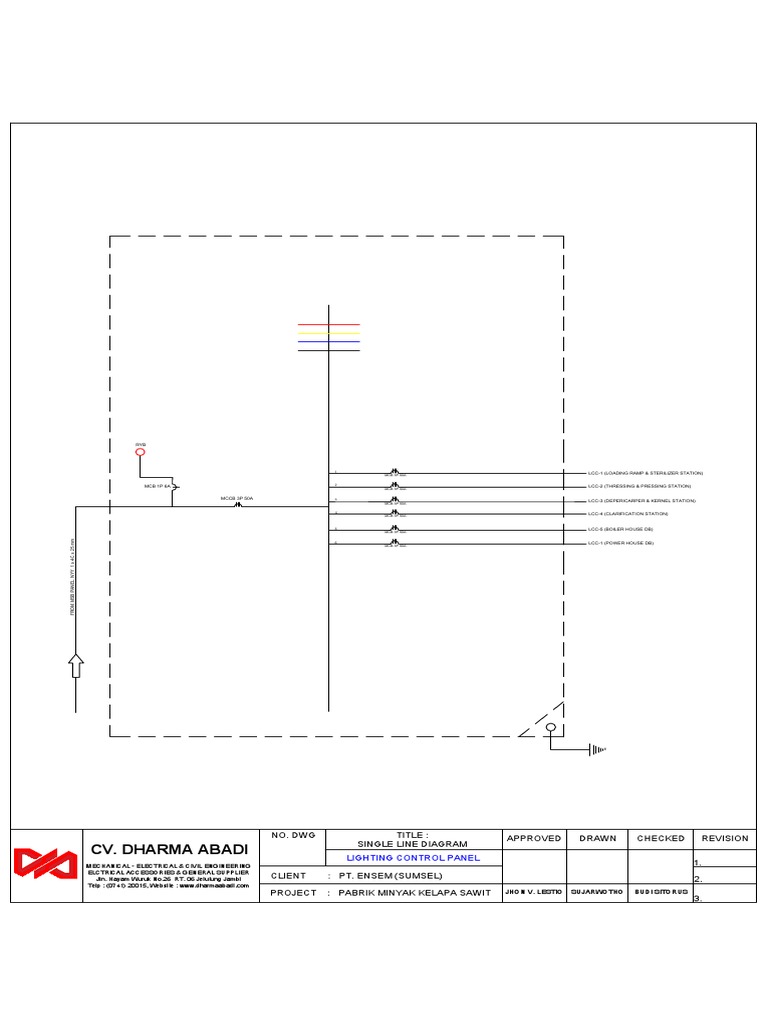 Lighting Control Panel Wiring Diagram | PDF