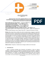 Efeitos de ciclos de umedecimento e secagem em compósitos de cimento, resíduo de celulose e PET