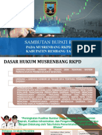 Sambutan Bupati Rembang: Pada Musrenbang RKPD Kabupaten Rembang Tahun 2023