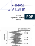 Estimasi Statistik: Besral Departemen Biostatistika FKM Ui