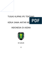 Tugas Kliping Ips Tentang Kerja Sama Antar Negara Indonesia Di Asean