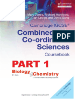 Cambridge IGCSE®Combined and Co-Ordinated Sciences Coursebook
